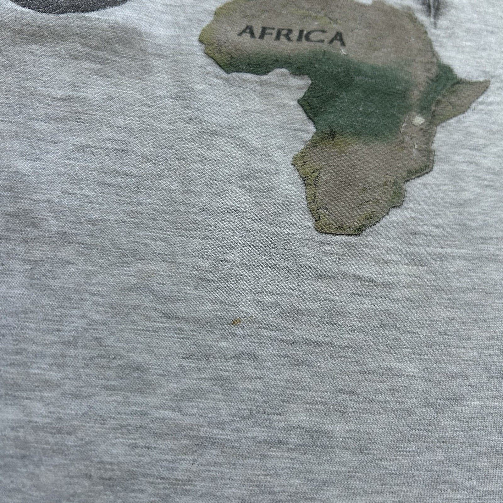 Hanes Vintage Elephant T Shirt XXL 90s Animal Art Distressed Rare Size US XXL / EU 58 / 5 - 13 Thumbnail
