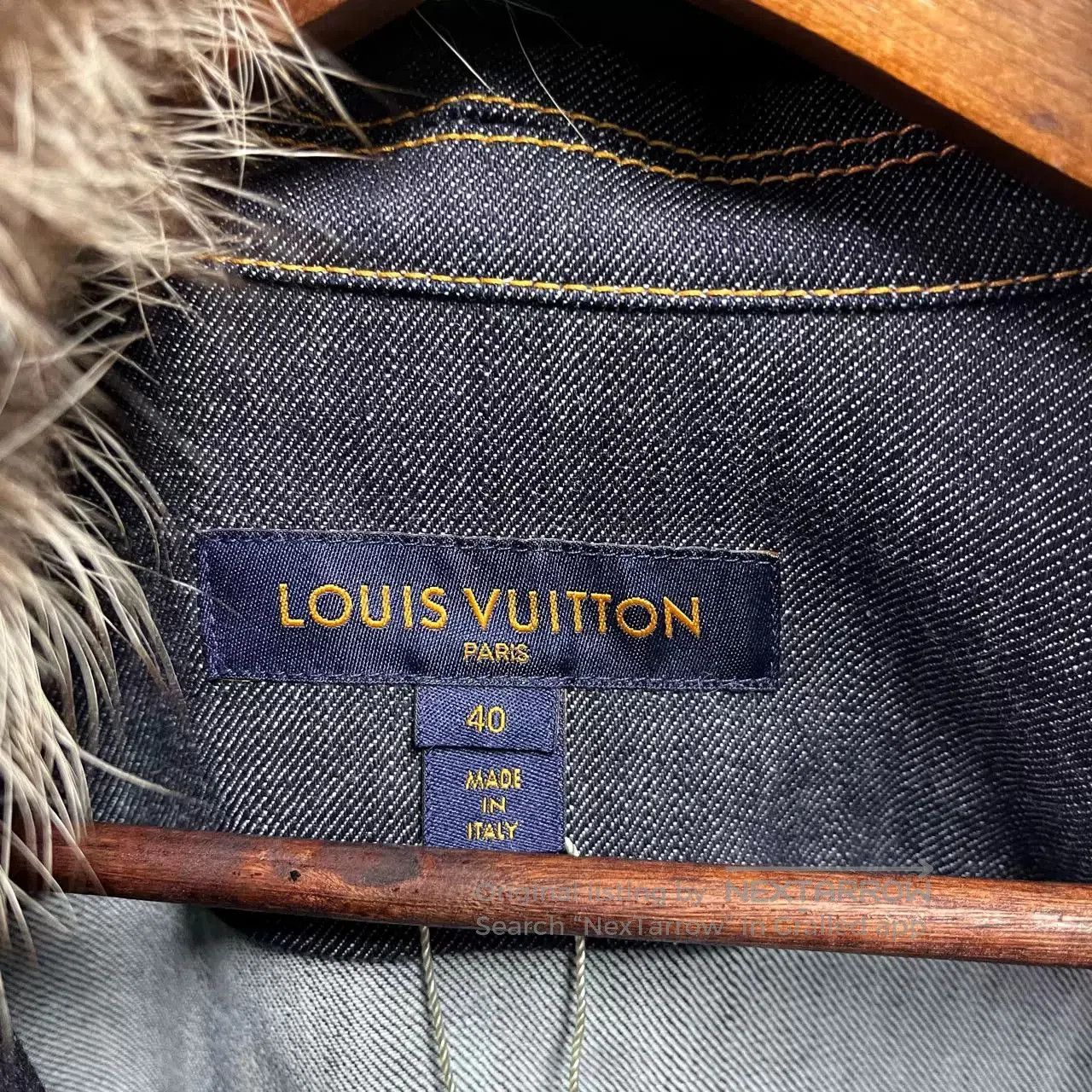 Louis Vuitton Louis Vuitton Raccoon Fur Collar Denim Jacket. Size US S / EU 44-46 / 1 - 3 Thumbnail