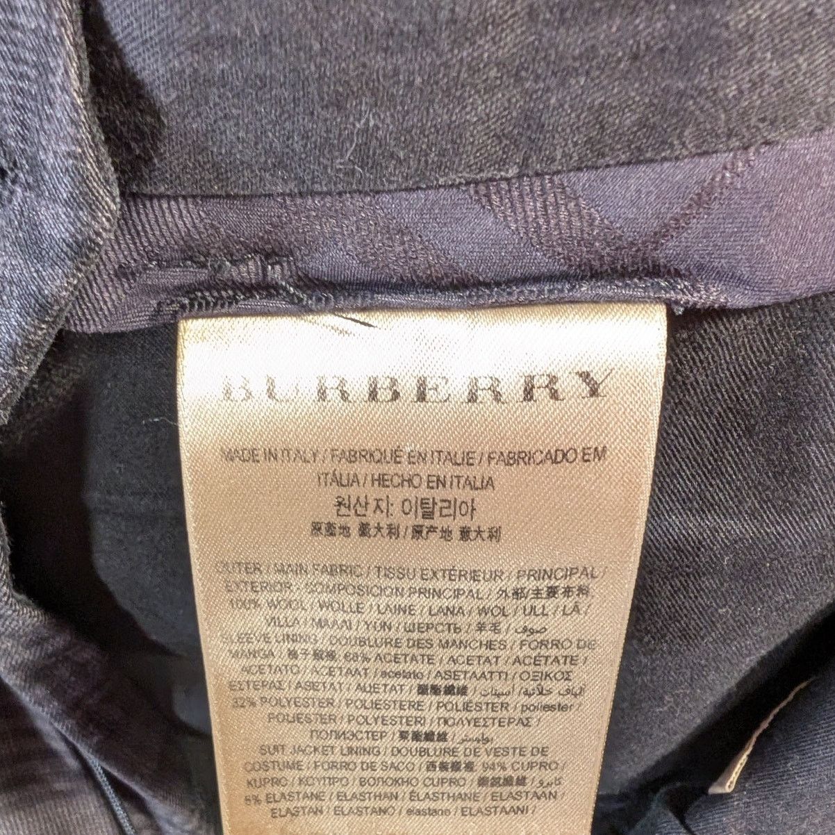 Burberry Burberry Men's Plaid TWO-Piece Suit 52R 42R US Made in Italy Size 42R - 21 Thumbnail
