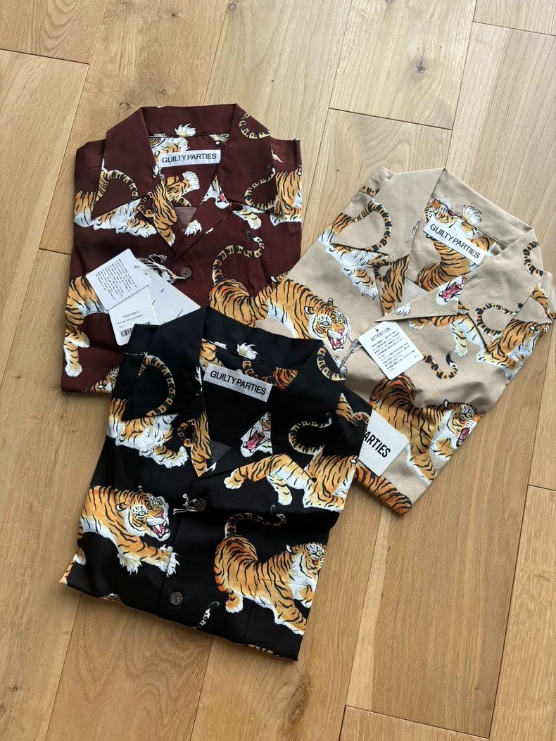 Wacko Maria WACKO MARIA Hawaiian Tiger Short Sleeve Shirt- DMC Size US L / EU 52-54 / 3 - 1 Thumbnail