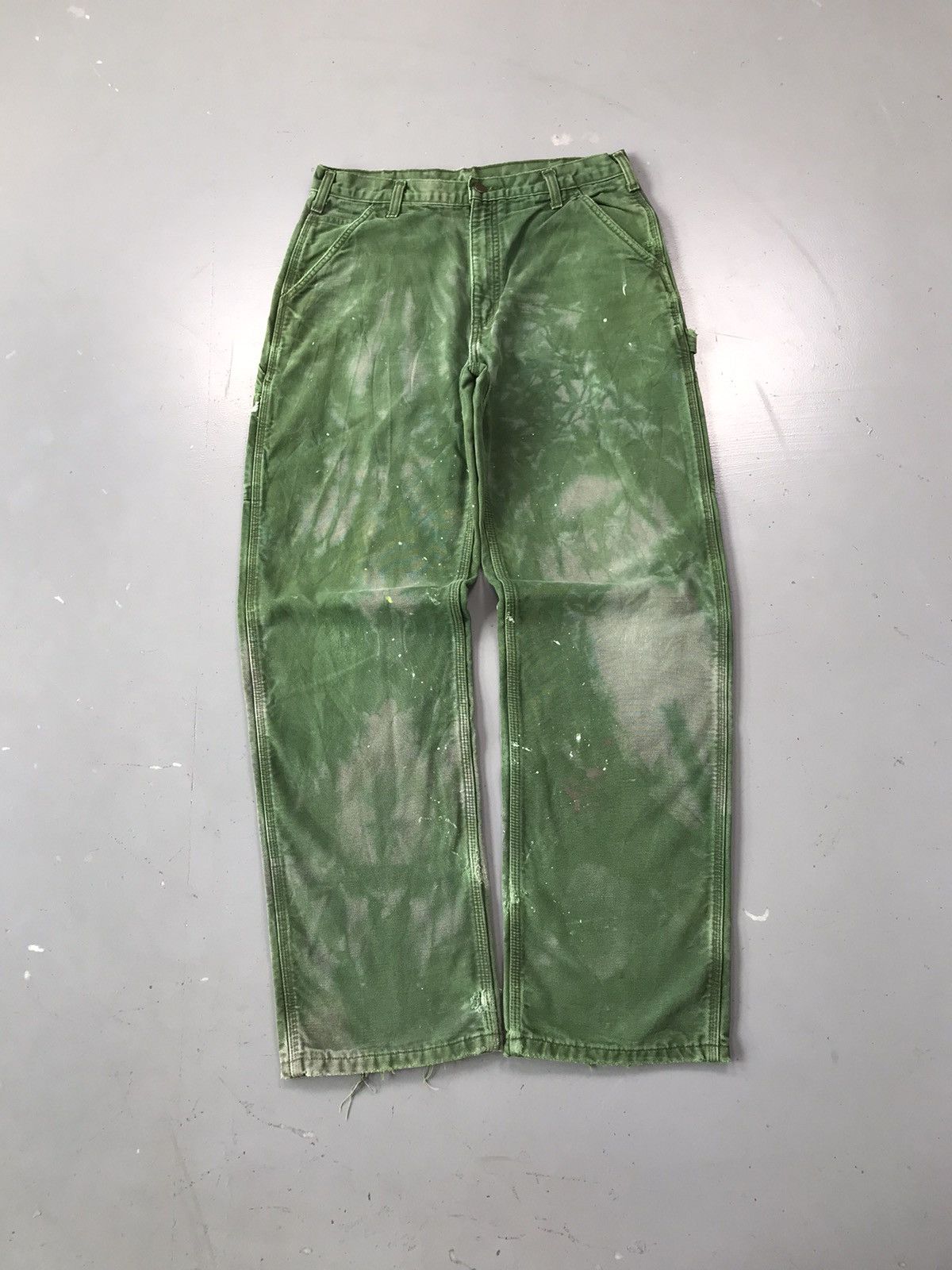 Carhartt × Vintage Vintage Carhartt B111 MOS blanket line carpenter denim Size US 33 - 1 Thumbnail