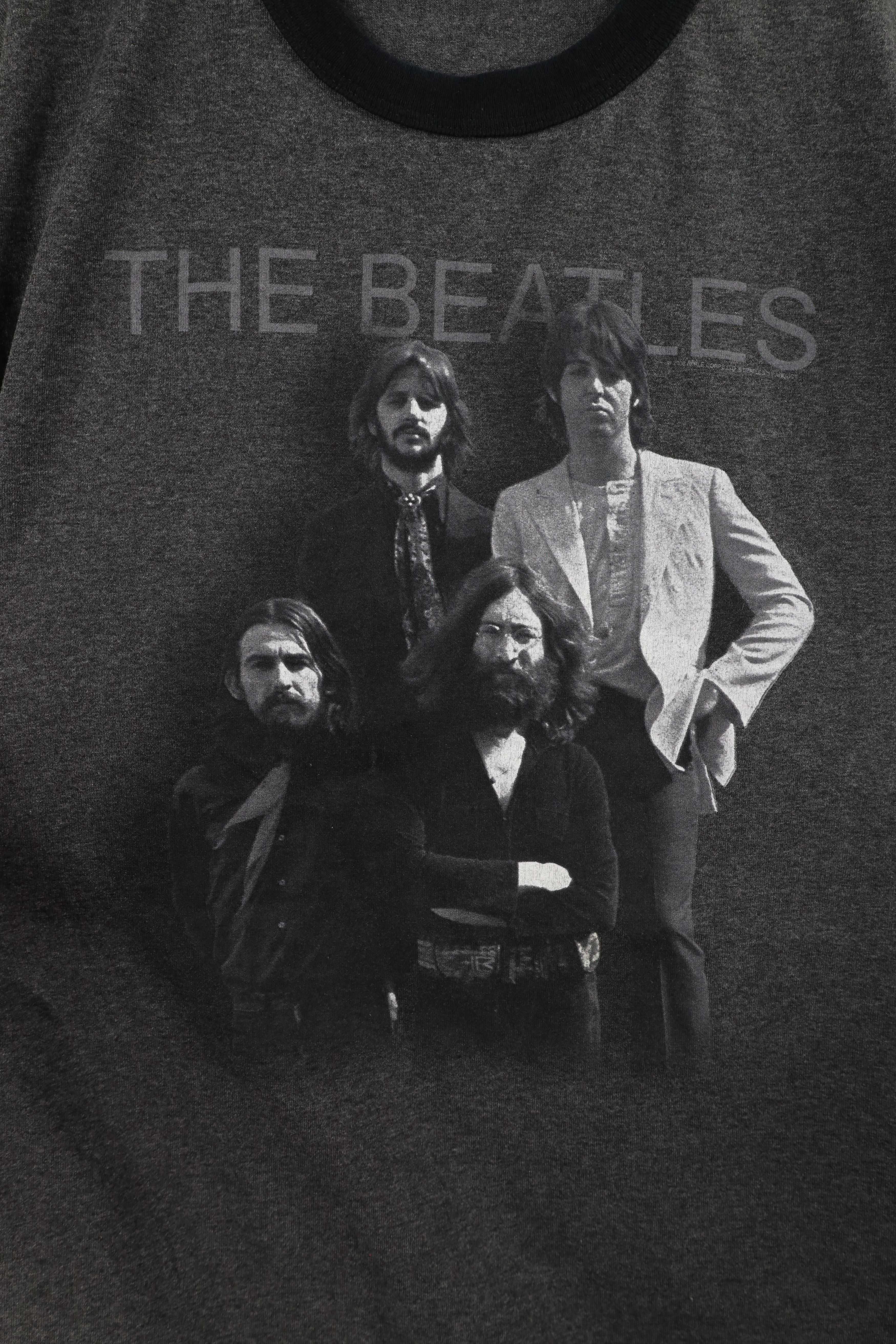 Vintage Vintage Y2K 2006 Beatles Band Short Sleeve Ringer T-Shirt Size US L / EU 52-54 / 3 - 4 Thumbnail
