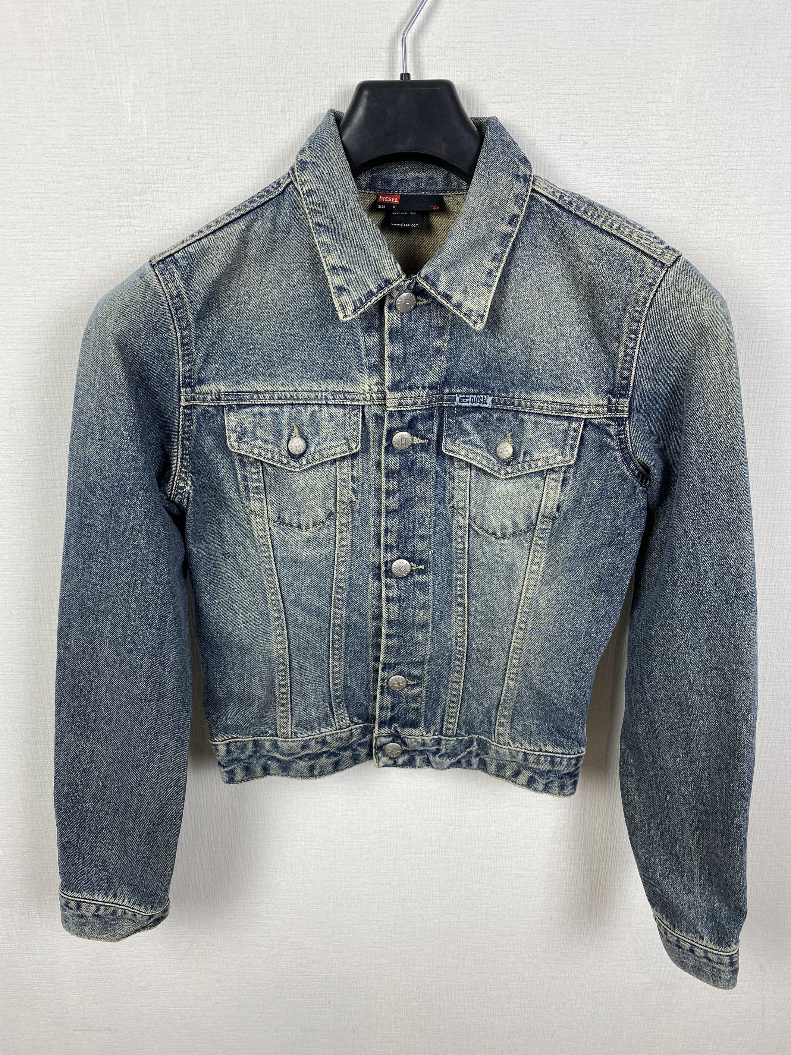 Diesel × Vintage Diesel y2k Vintage Denim Jacket Womens size S Size S / US 4 / IT 40 - 1 Thumbnail