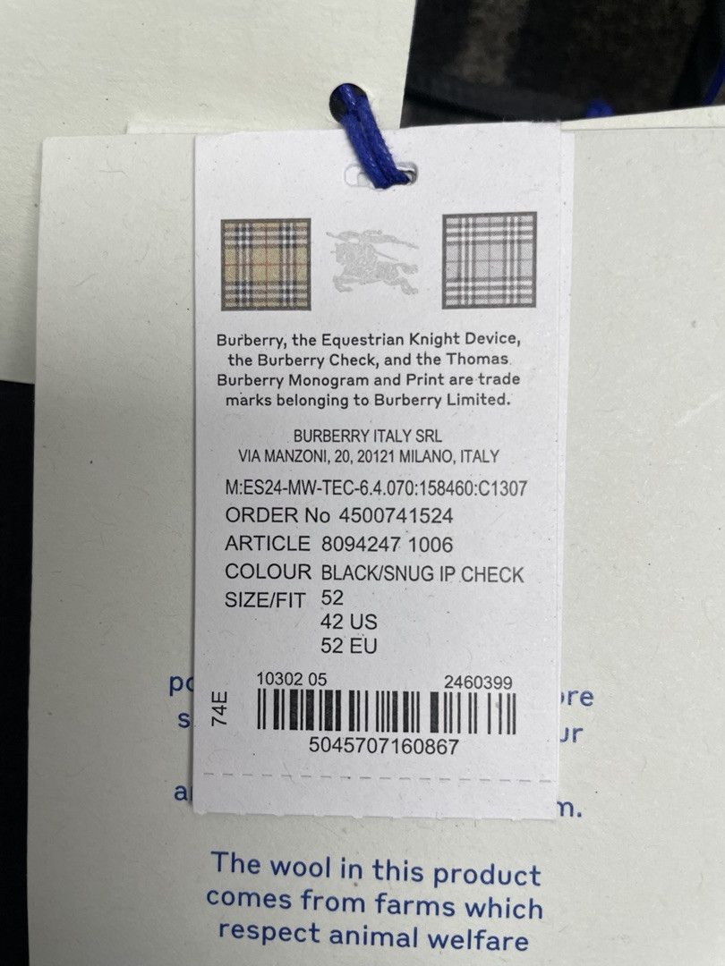 Burberry BURBERRY Mens Hooded Wool Duffle Coat Size US L / EU 52-54 / 3 - 15 Thumbnail