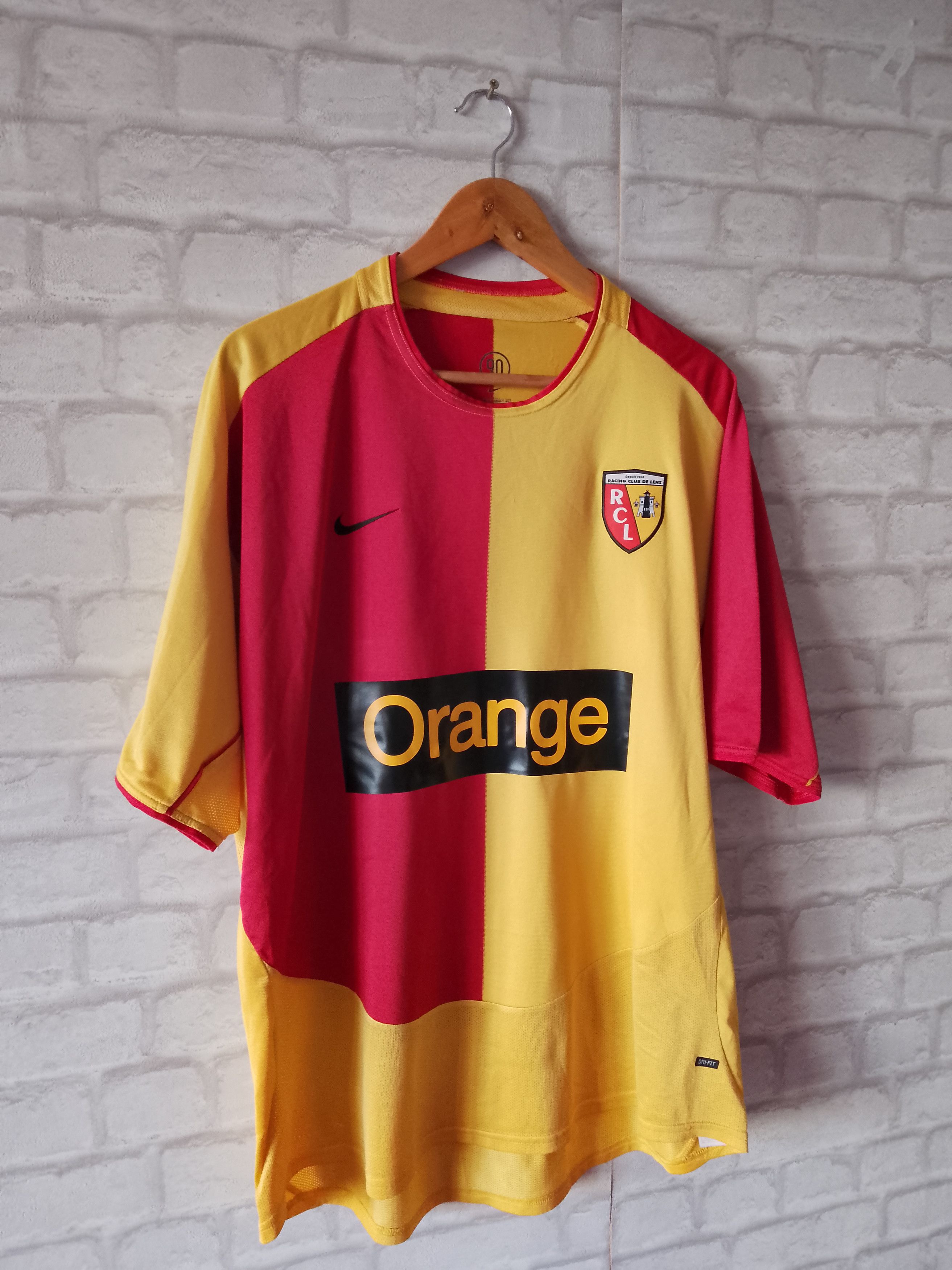 Nike Vintage RC Lens Football Jersey 2004-2005 - Nike - Size XL Size US XL / EU 56 / 4 - 2 Thumbnail