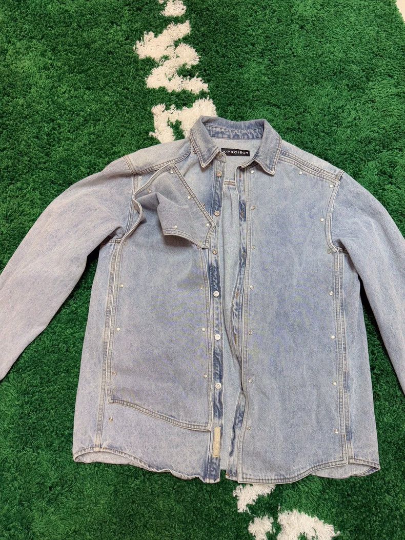 Y/Project Y/Project Irregular Button Denim Shirt Jacket - dmc Size US M / EU 48-50 / 2 - 1 Thumbnail