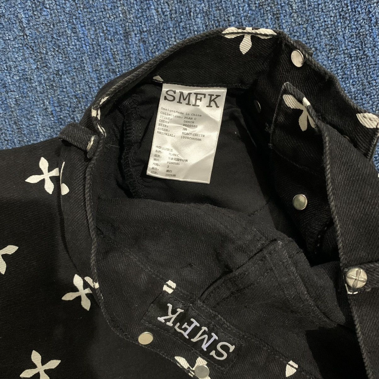 Japanese Brand SMFK FULL PATTERN PANTS Size US 27 - 9 Thumbnail