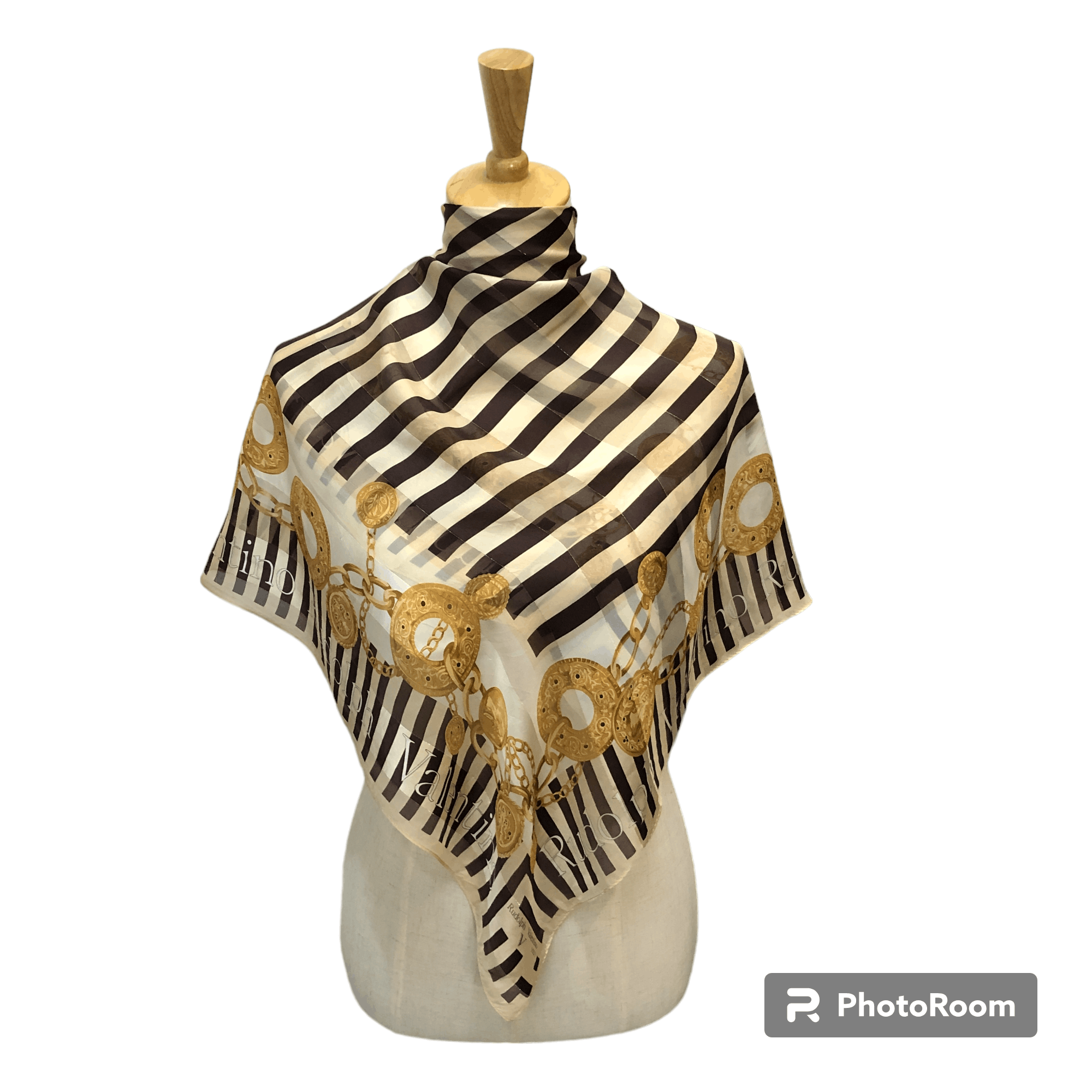 Vintage Vintage Rudolph Valentino Dots Silk Scarf M1225 Size ONE SIZE - 1 Thumbnail