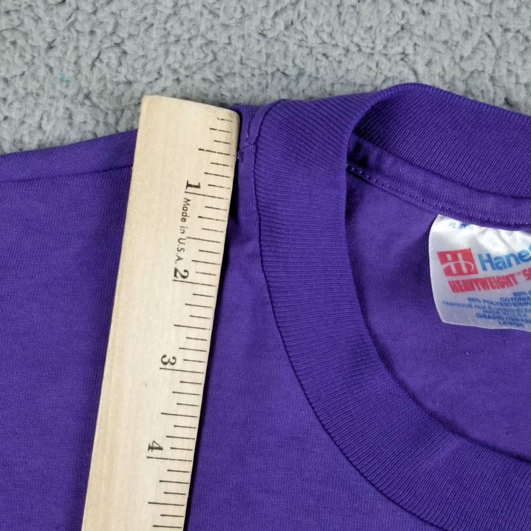 Hanes VINTAGE Hanes Arizona Dream-Catcher 90s Single-Stitch Shirt L Purple Mens Shirt Size US L / EU 52-54 / 3 - 4 Thumbnail