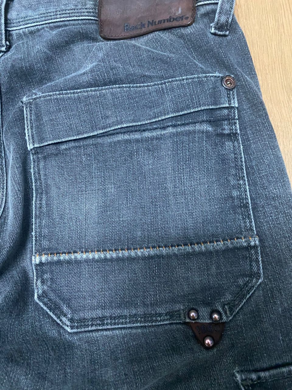 If Six Was Nine 💥BEST OFFER💥VINTAGE BACK NUMBER CARGO DISTRESSED DENIM Size US 30 / EU 46 - 8 Thumbnail