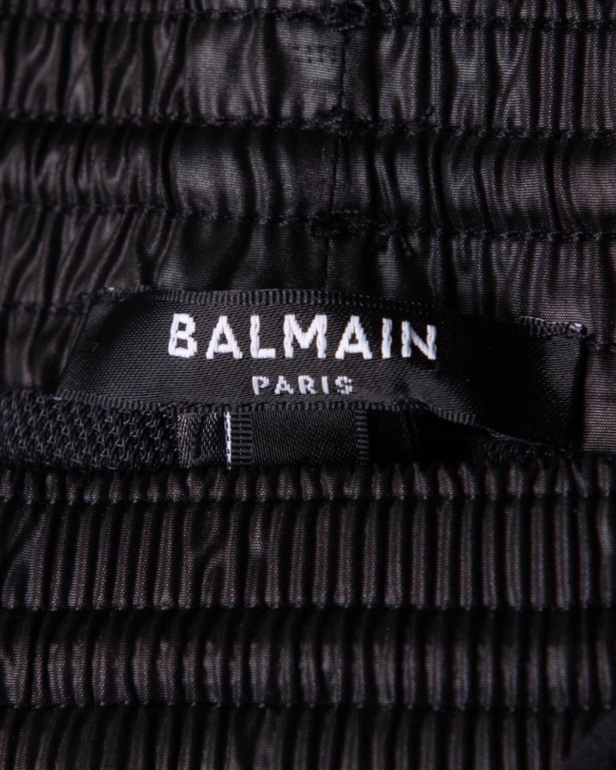 Balmain Balmain Black Logo Stripe Swim Short Size US 26 / EU 42 - 3 Thumbnail