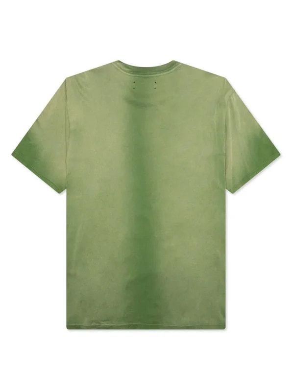 Amiri o1y0525 Logo T-Shirt in Green Size US XXL / EU 58 / 5 - 2 Thumbnail