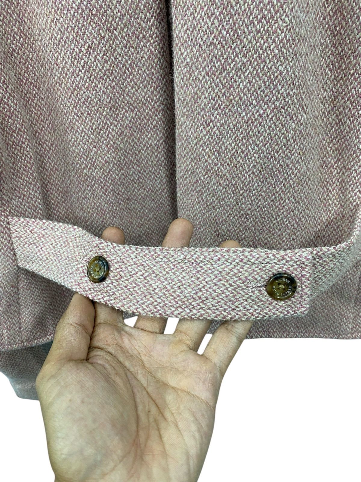 Designer × Ralph Lauren × Vintage Vintage ralph lauren wool coat double breasted Size S / US 4 / IT 40 - 3 Thumbnail