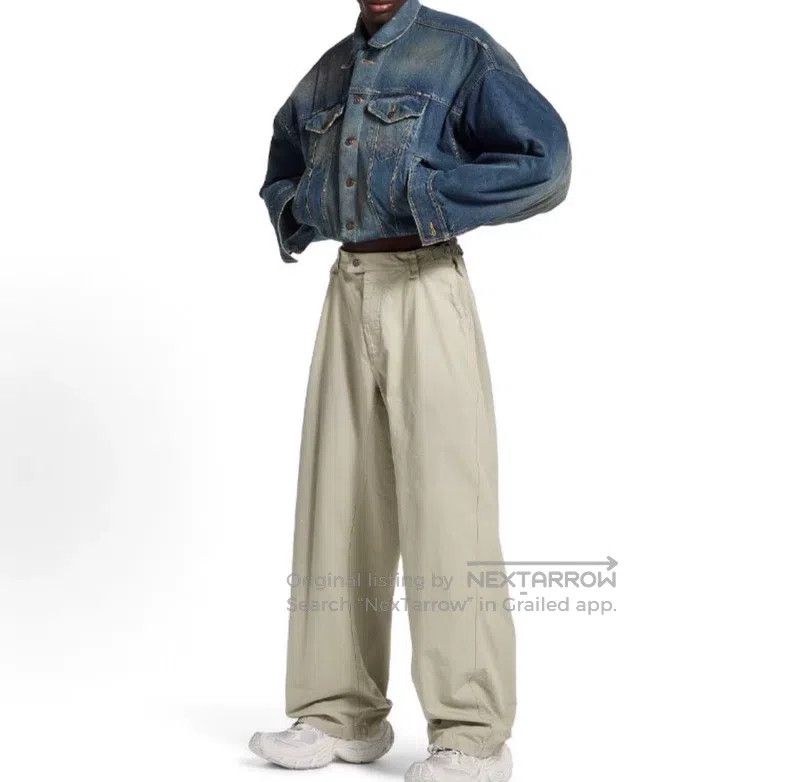 Balenciaga Balenciaga size S Distressed Work Pants Size US 27 - 5 Thumbnail