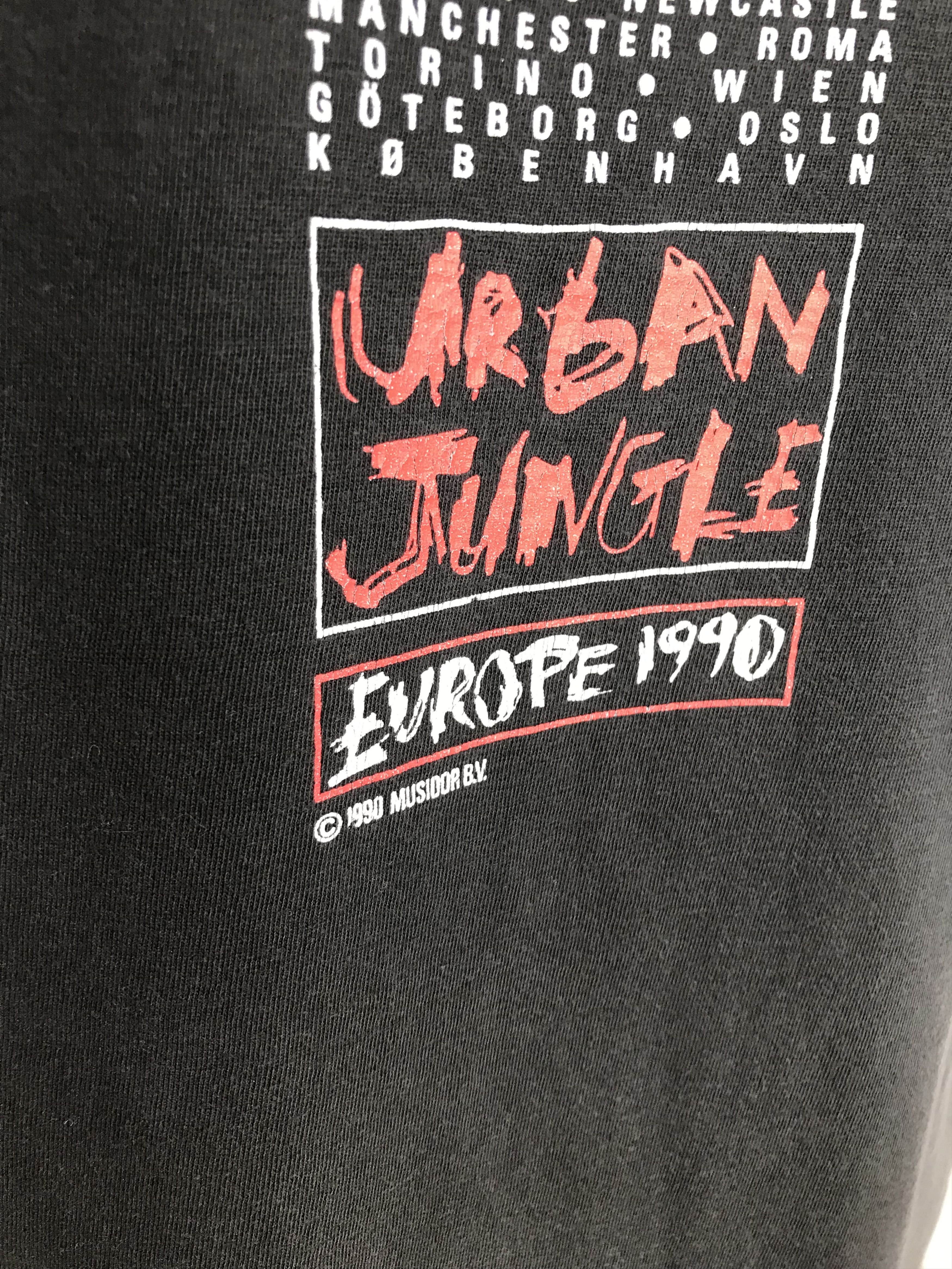 Vintage The Rolling Stones Urban Jungle 1989' T-shirt vintage Size US XL / EU 56 / 4 - 8 Thumbnail