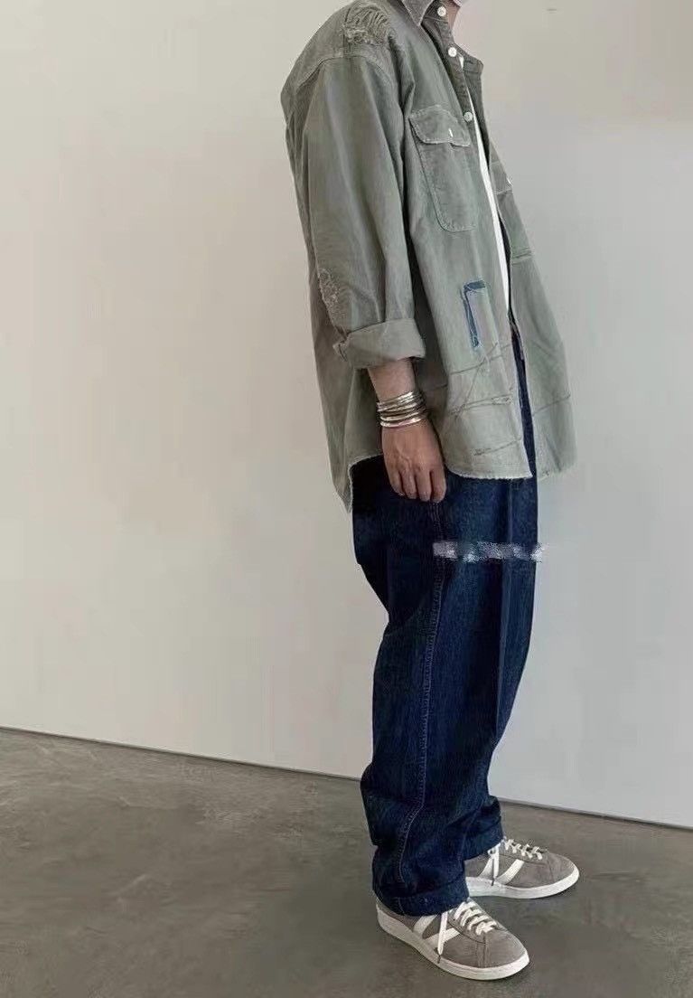 Visvim VISVIM SS CAMUS BRACES PANTS WD DRY DENIM Size US 32 / EU 48 - 7 Thumbnail