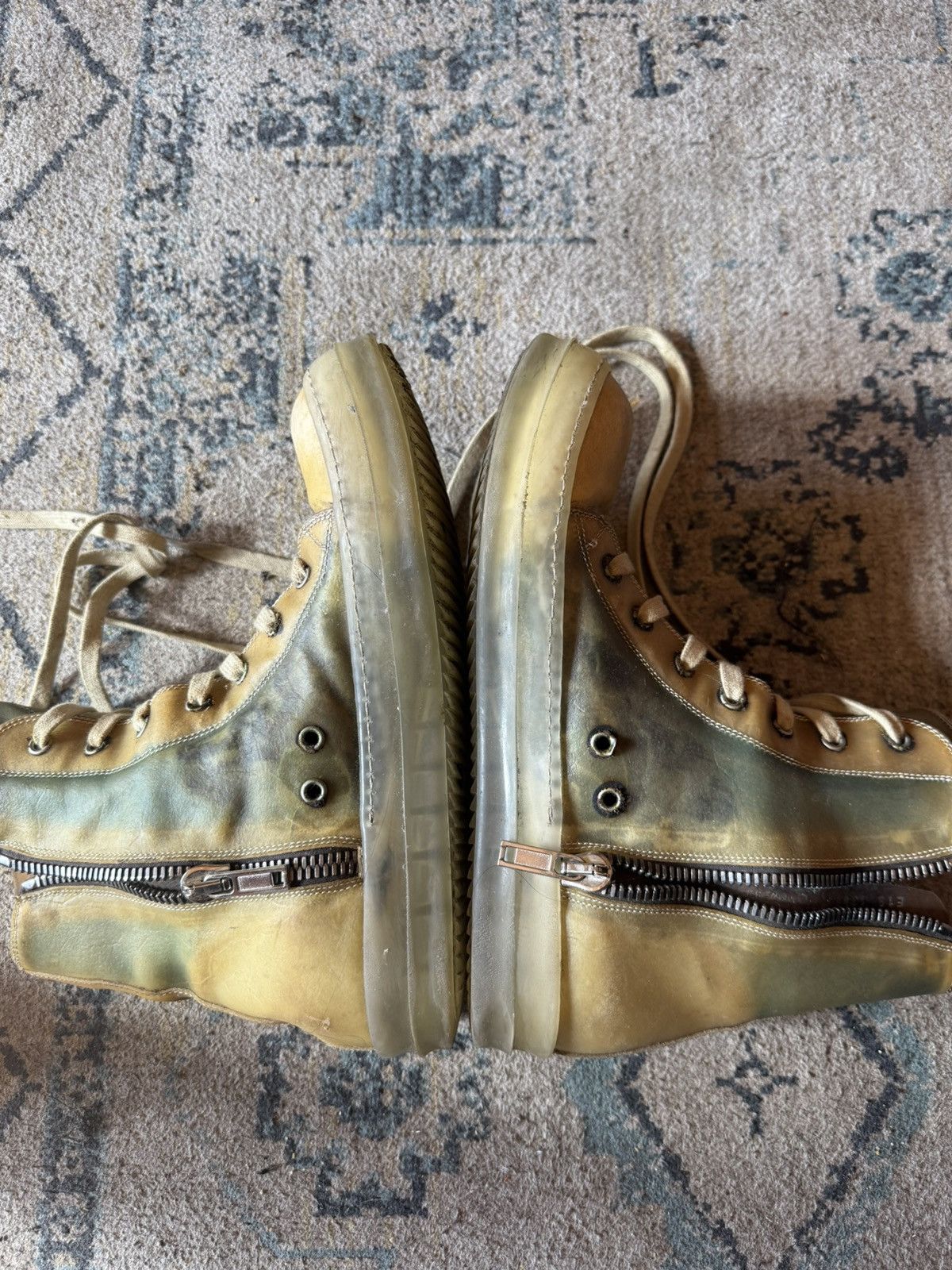Rick Owens Rick owens BABEL Ramones high top sneakers Size US 10 / IT 40 - 1 Thumbnail