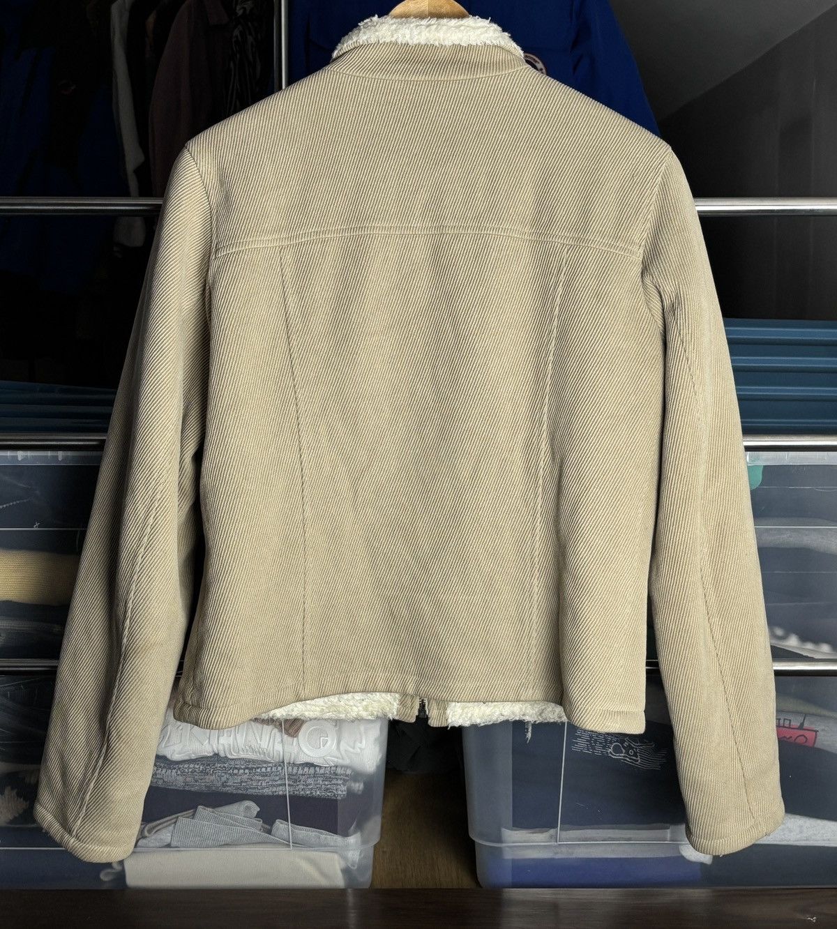 Dolce & Gabbana Vintage Dolce & Gabbana Corduroy Sherpa Fleece Jacket Size US S / EU 44-46 / 1 - 8 Thumbnail