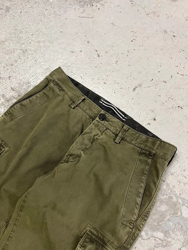 Stone Island Stone Island Khaki Green Cargo Pants Size US 31 - 6 Thumbnail