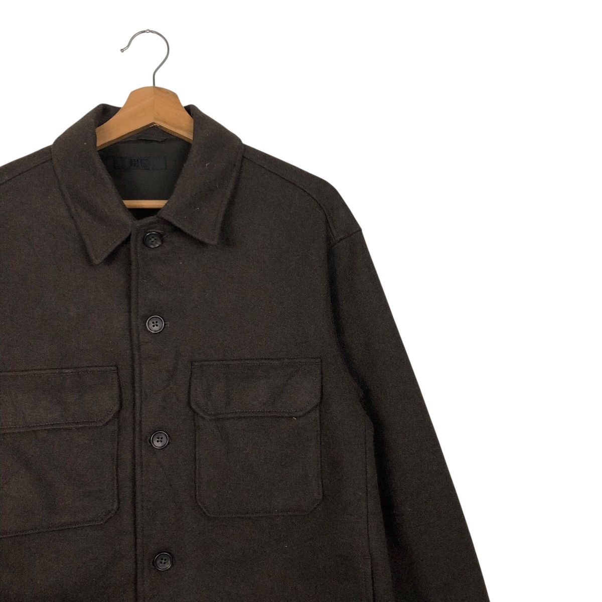 Japanese Brand Vintage Uniqlo Dark Brown Work Jacket Utility Issey Miyake Size US M / EU 48-50 / 2 - 7 Thumbnail