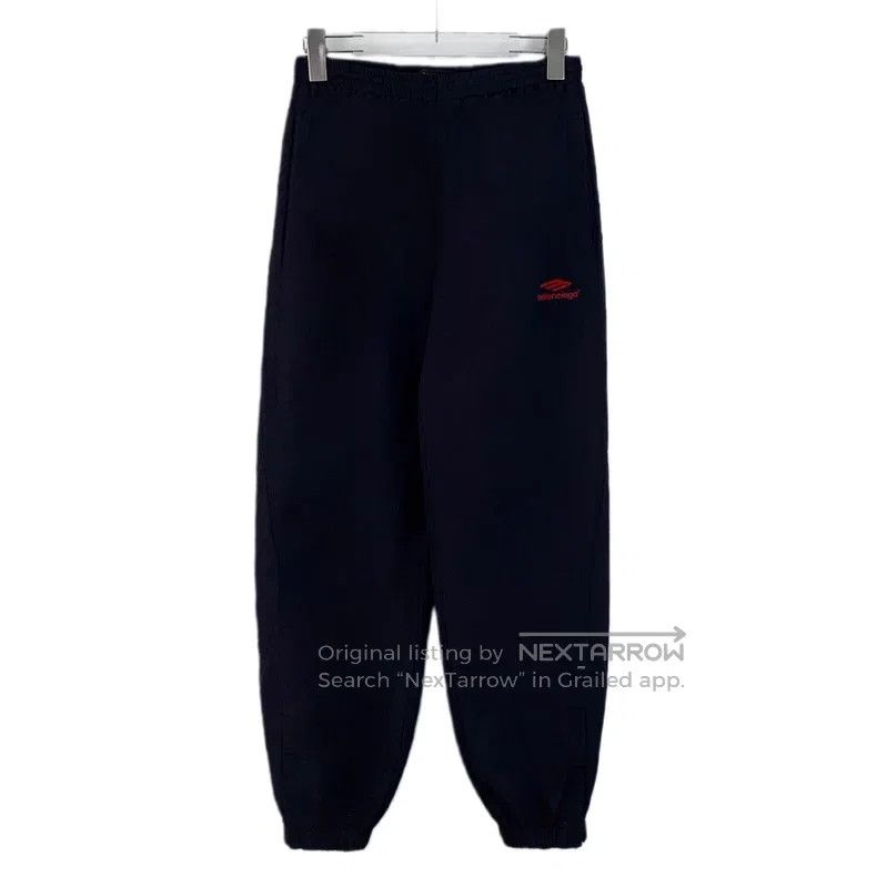 Balenciaga Balenciaga Black logo embroidery tapered casual sports lon Size US 36 / EU 52 - 1 Thumbnail