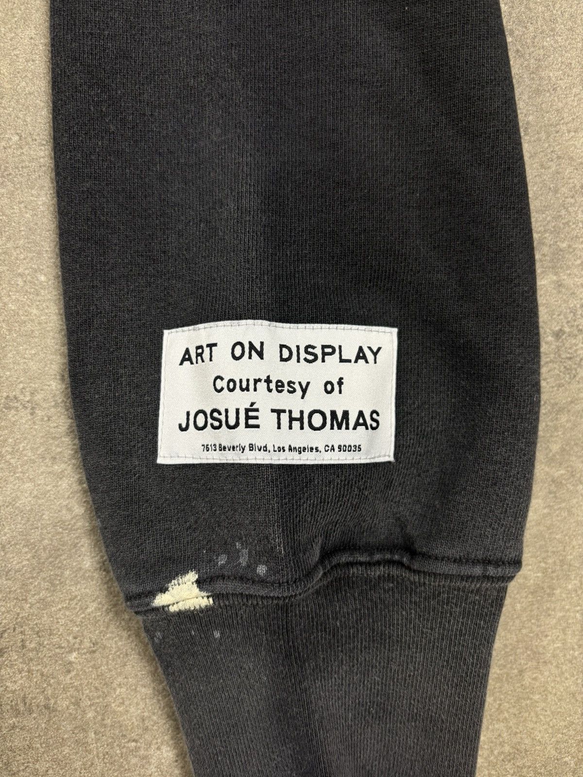 Gallery Dept. Gallery Dept Paint Logo Hoodie, Washed Black Size US L / EU 52-54 / 3 - 6 Thumbnail