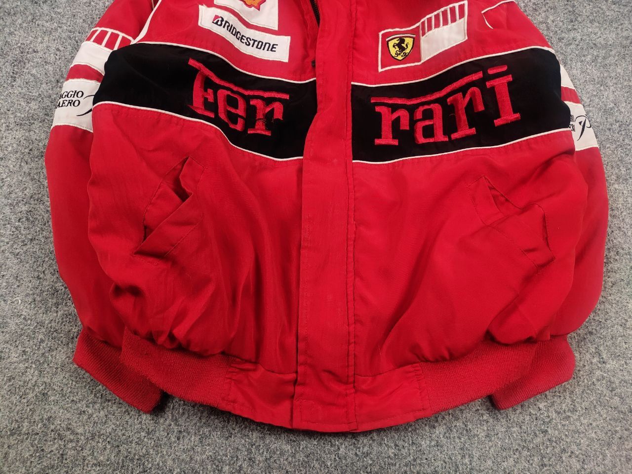 NASCAR Vintage Ferrari Red All logo Racing Bomber Jacket Y2K Style Size US M / EU 48-50 / 2 - 5 Thumbnail