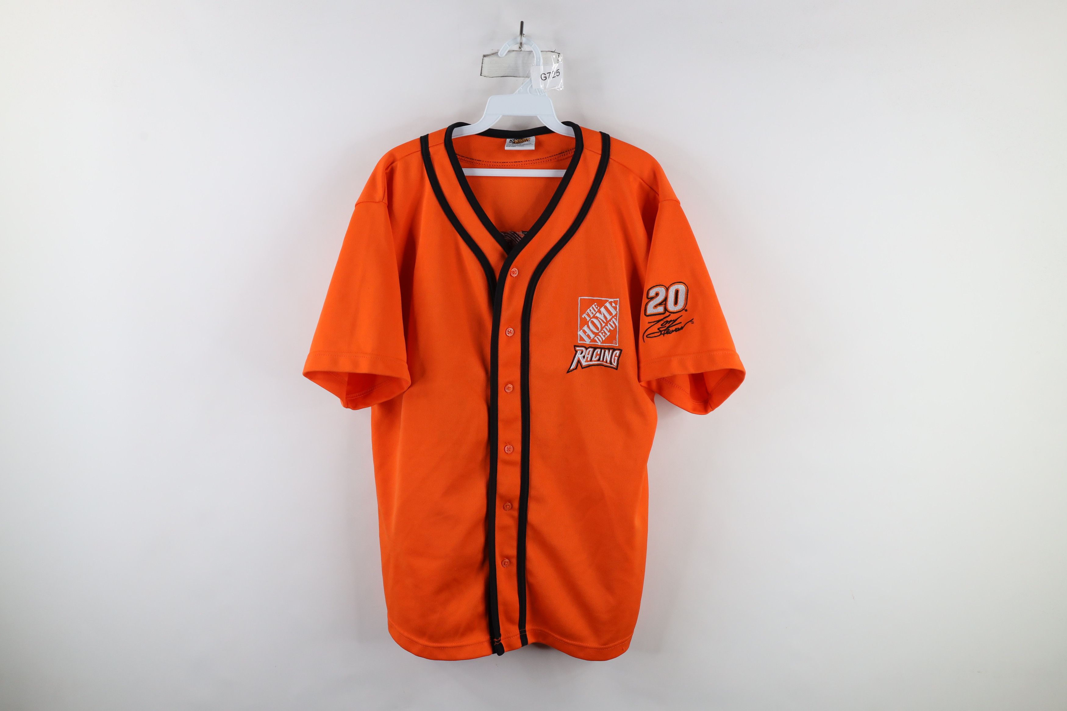 Vintage Vintage NASCAR Racing Home Depot Baseball Jersey Orange Size US L / EU 52-54 / 3 - 1 Thumbnail
