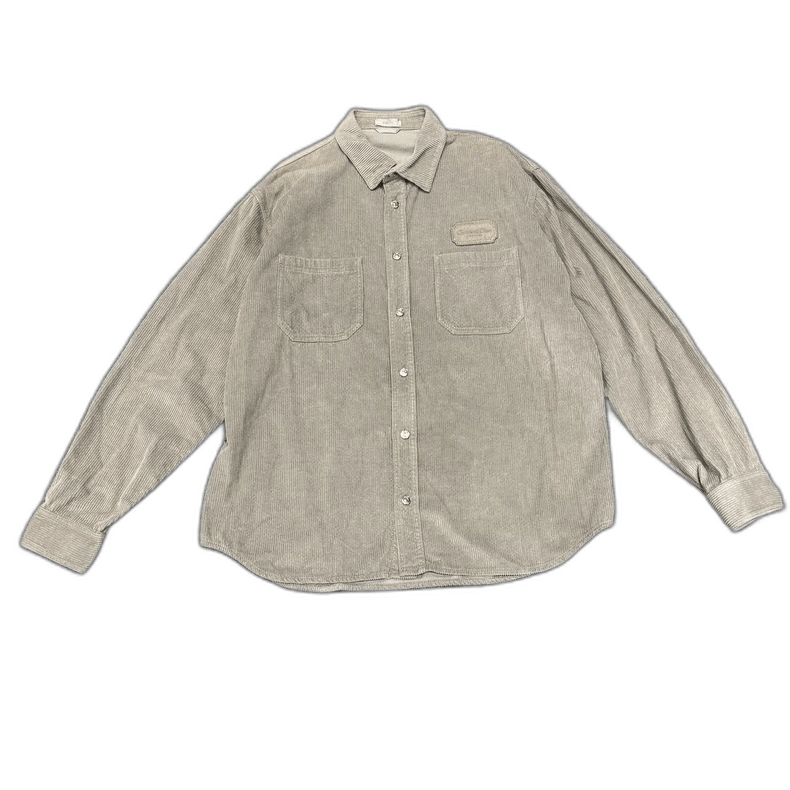 Dior Gray Corduroy Shirt Jacket