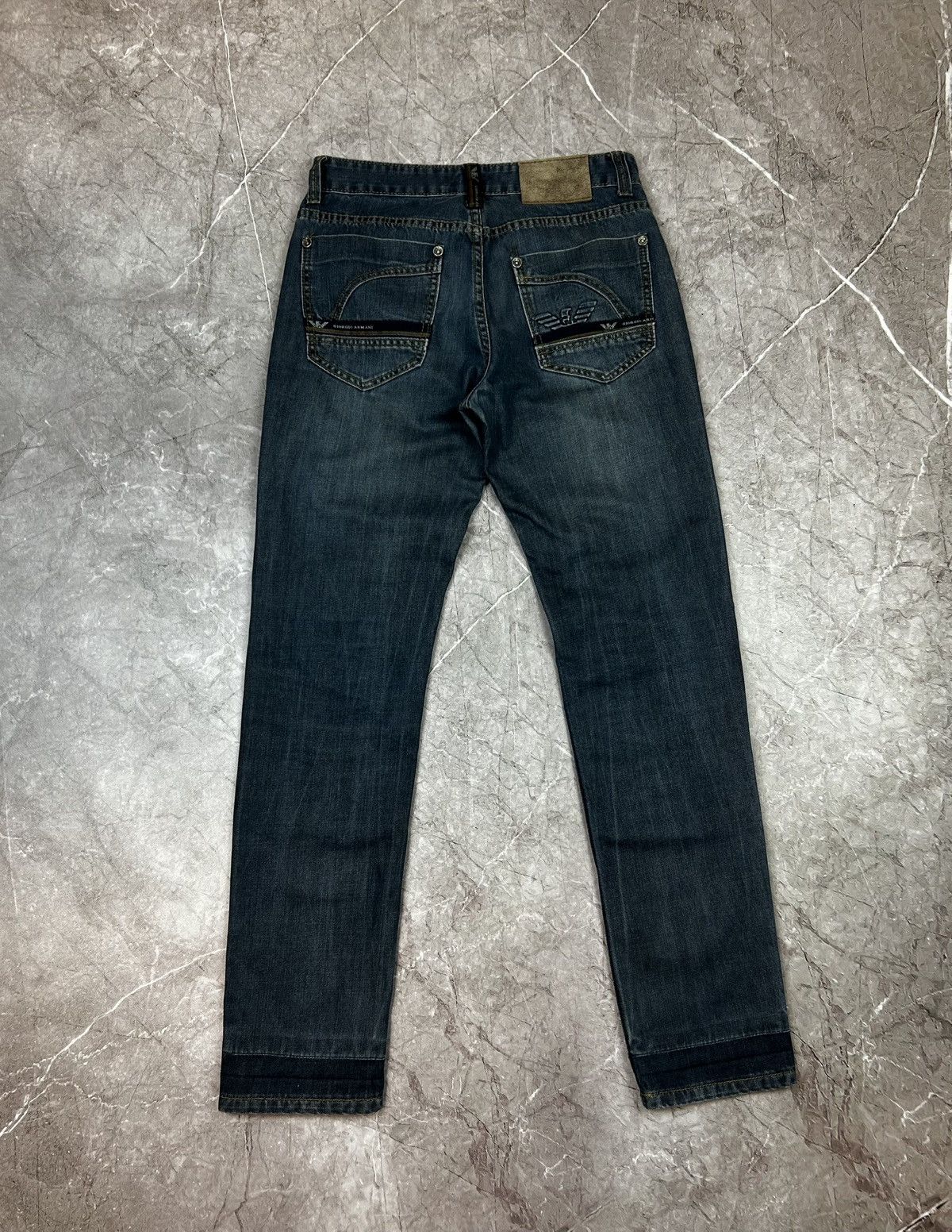 Armani Vintage Armani Jeans Big Logo Denim Pants size 32 Size US 32 / EU 48 - 4 Thumbnail