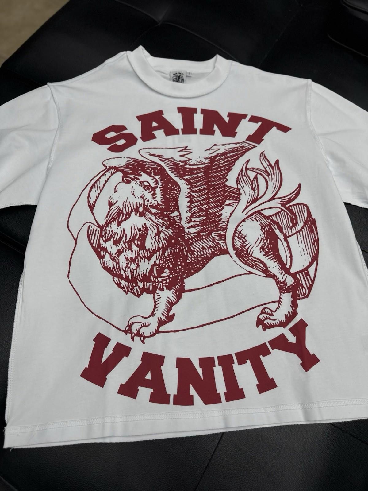 Saint Vanity Size (S) - Saint Vanity T-shirt Red Logo Authentic (NEW) Size US S / EU 44-46 / 1 - 2 Thumbnail