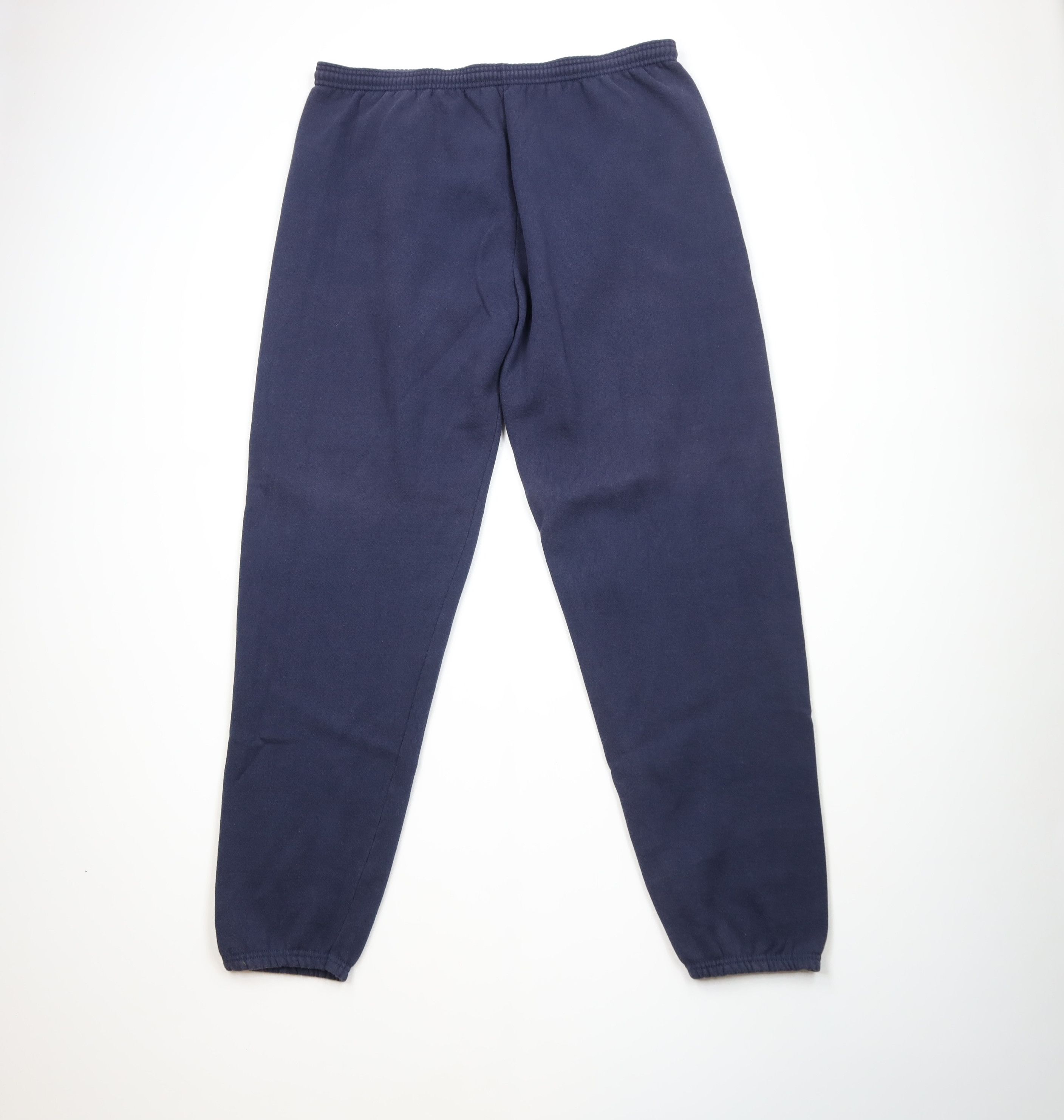 Vintage Vintage 90s Streetwear Sweatpants Joggers Pants Blue USA Size US 38 / EU 54 - 1 Thumbnail