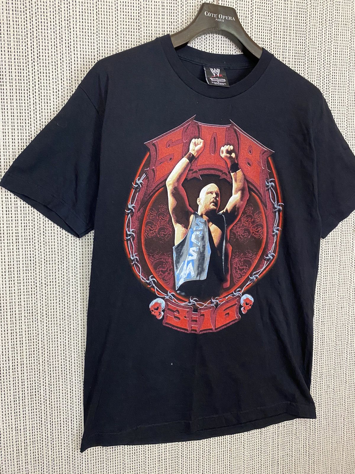 WWE ‼️RARE 2003 WWE SMACK DOWN STONE COLD CONDITION LIKE NEW‼️ Size US M / EU 48-50 / 2 - 5 Thumbnail