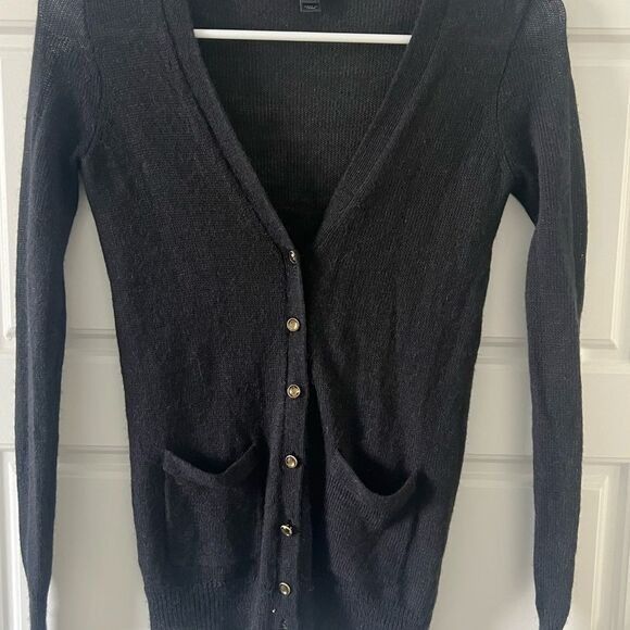 Designer J.CREW merino wool cardigan Jeweled Buttons Size XXS / US 00 / IT 34 - 9 Thumbnail