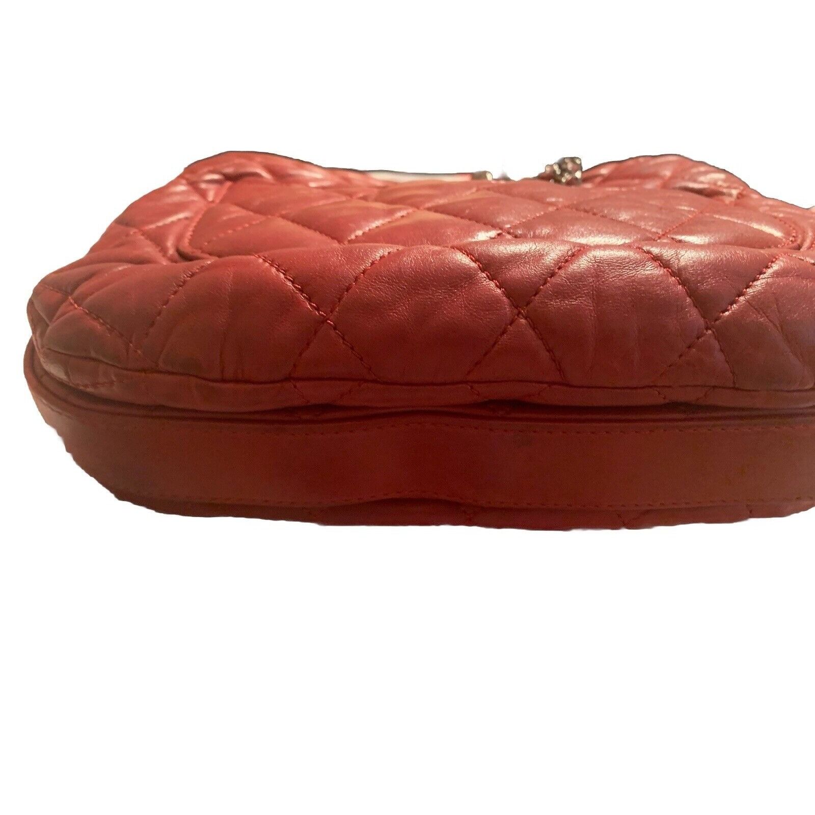 Chanel CHANEL ACCORDION FLAP BAG Burgundy In Quilted Leather Size ONE SIZE - 7 Thumbnail