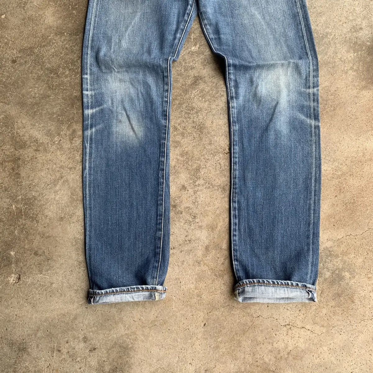 Kaihara Denim 💥 REDLINE JAPANESE VINTAGE 30x31 Blue Wash Jeans Pants Size US 30 / EU 46 - 3 Thumbnail
