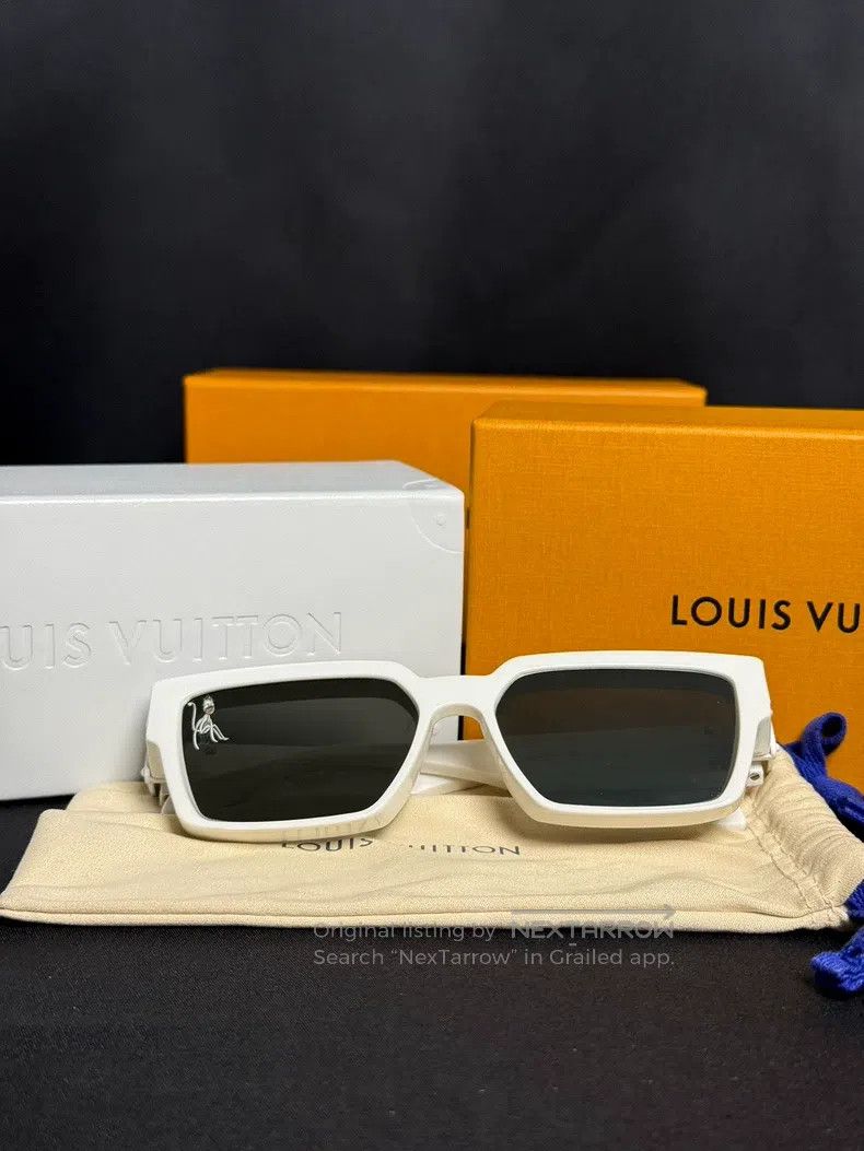 Louis Vuitton Louis Vuitton White Millionaire Sunglasses Size ONE SIZE - 1 Thumbnail