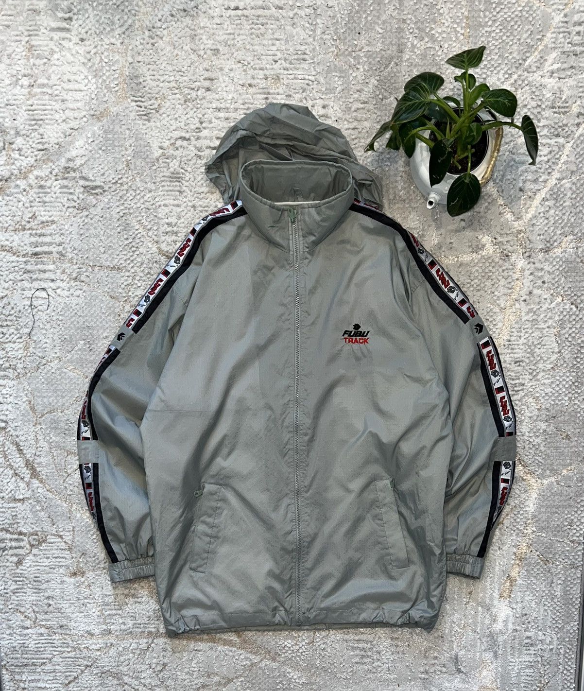 Fubu × Vintage FUBU VINTAGE BIG LOGO TRACKSUIT JACKET Y2K JAPAN STYLE Size US XL / EU 56 / 4 - 1 Thumbnail