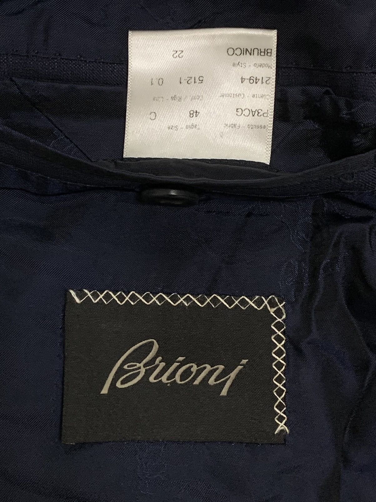 Brioni BRIONI BRUNICO SINGLE-BREASTED BLAZER Size 48S - 7 Thumbnail