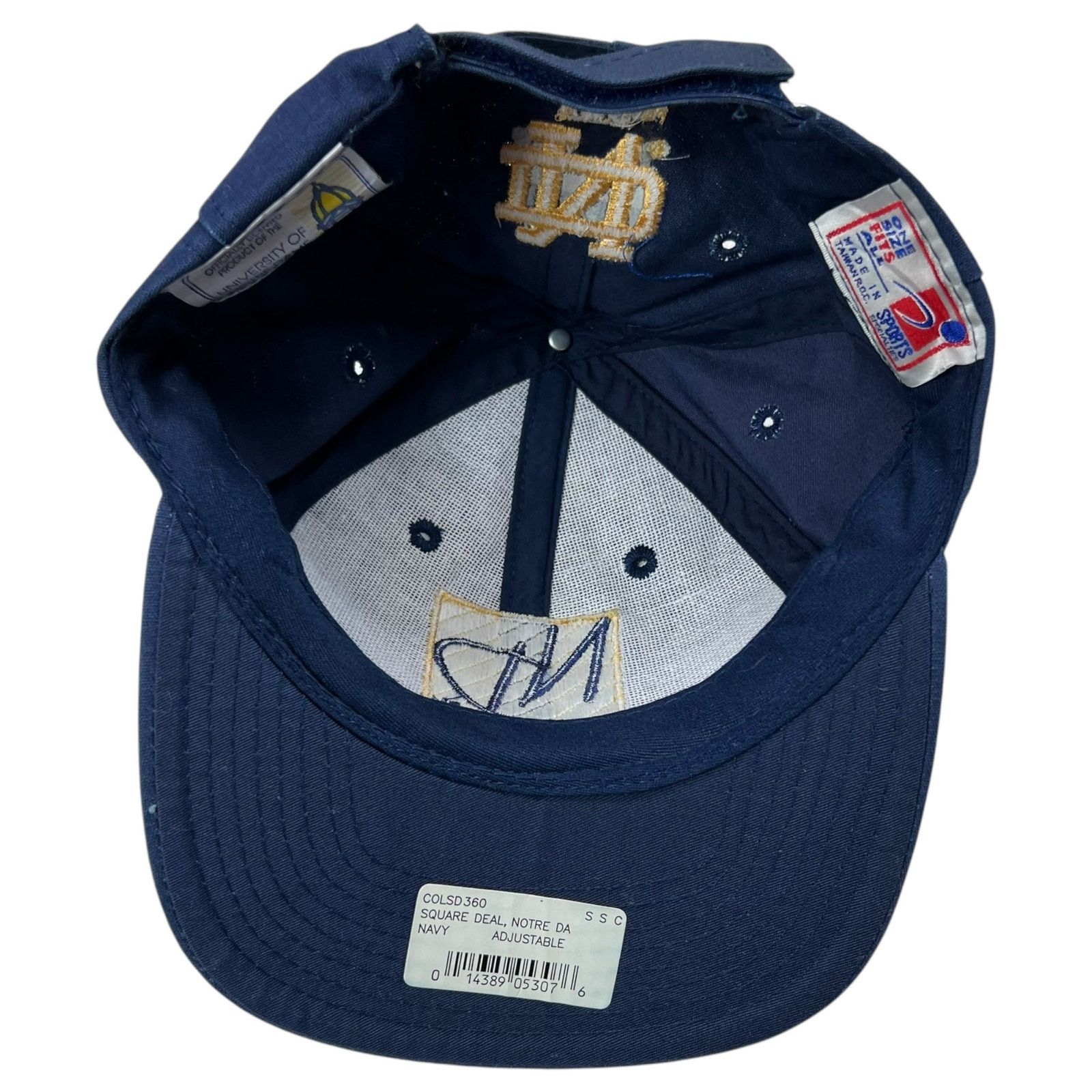 NCAA × Sports Specialties × Vintage Vintage Sports Specialties Notre Dame Fighting Irish hat Size ONE SIZE - 6 Thumbnail