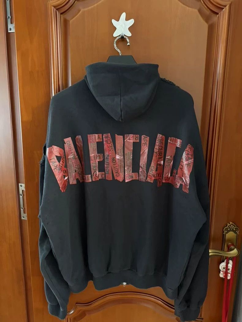 Balenciaga Balenciaga Red Tape Jacket Size US XL / EU 56 / 4 - 1 Thumbnail