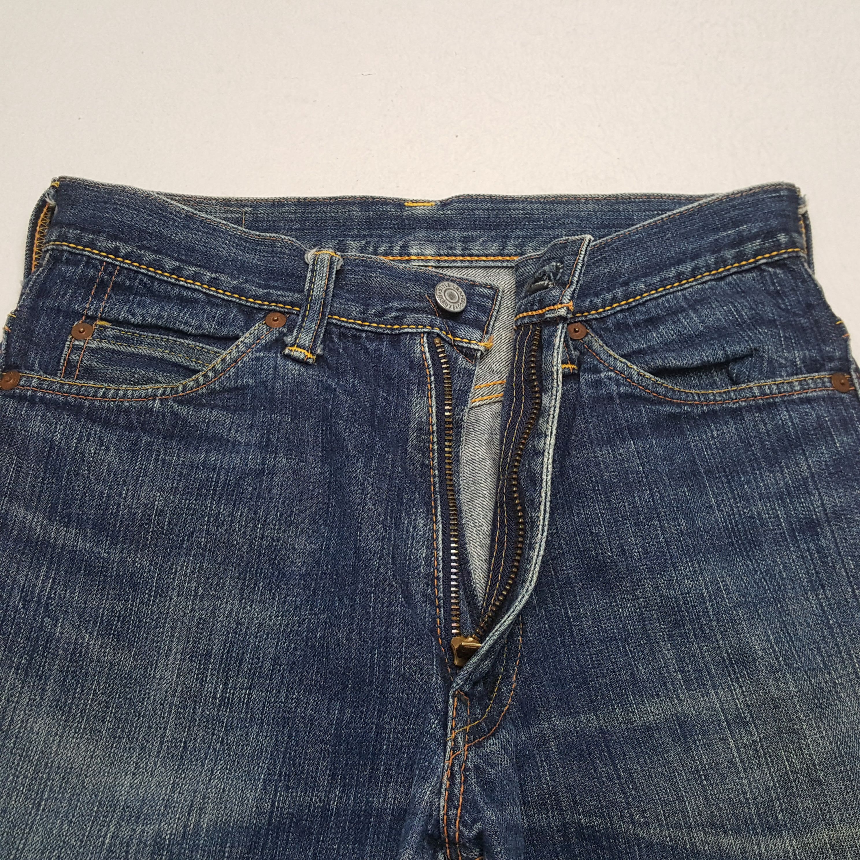 Evisu × Japanese Brand × Vintage EVISU Japanese Brand Streetwear Custom Daicock Jeans Size US 27 - 13 Thumbnail