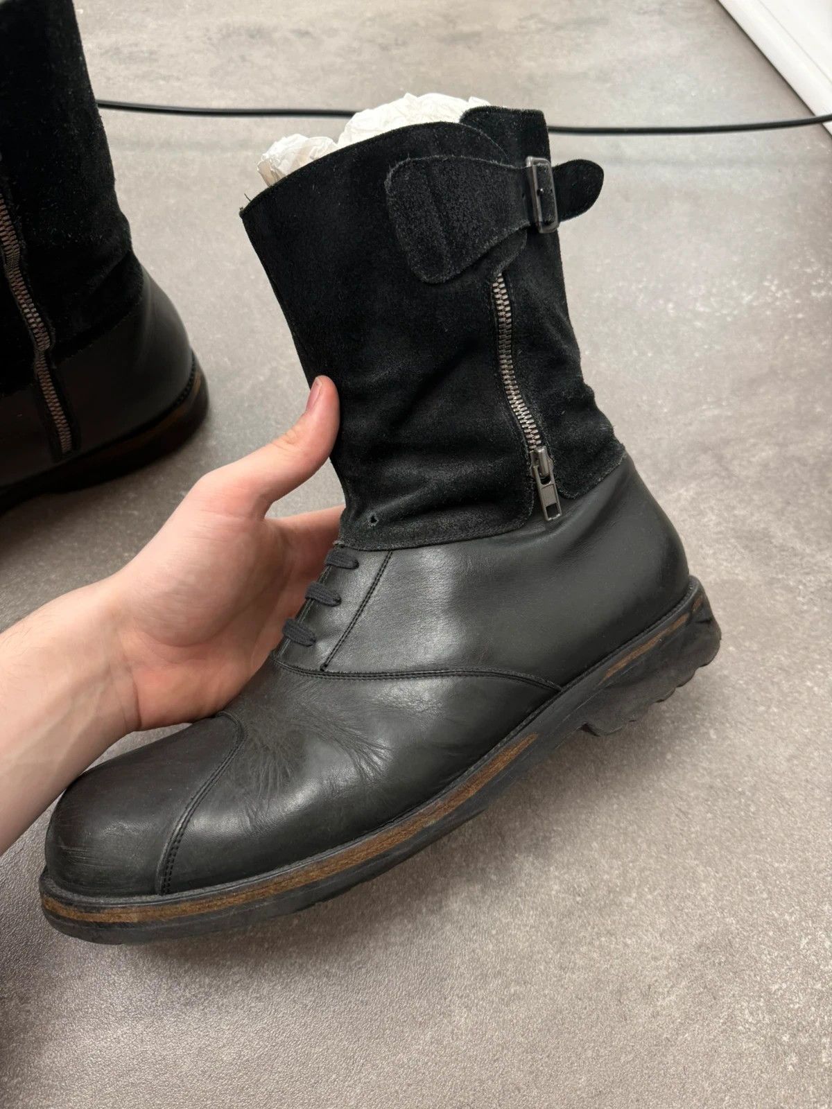 Maison Margiela Maison Margiela boots combat archive 2003s vintage rare Size US 12 / EU 45 - 11 Thumbnail