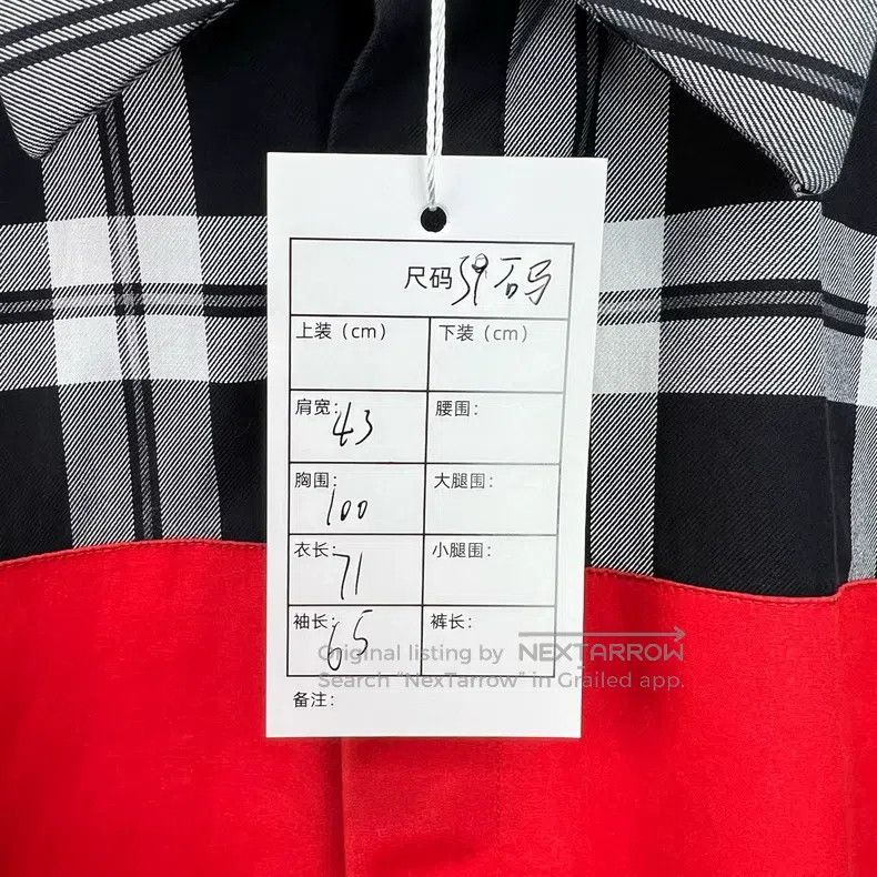 Givenchy Givenchy Size39 39 / Plaid Color Blocked Casual Shirt Size US M / EU 48-50 / 2 - 5 Thumbnail