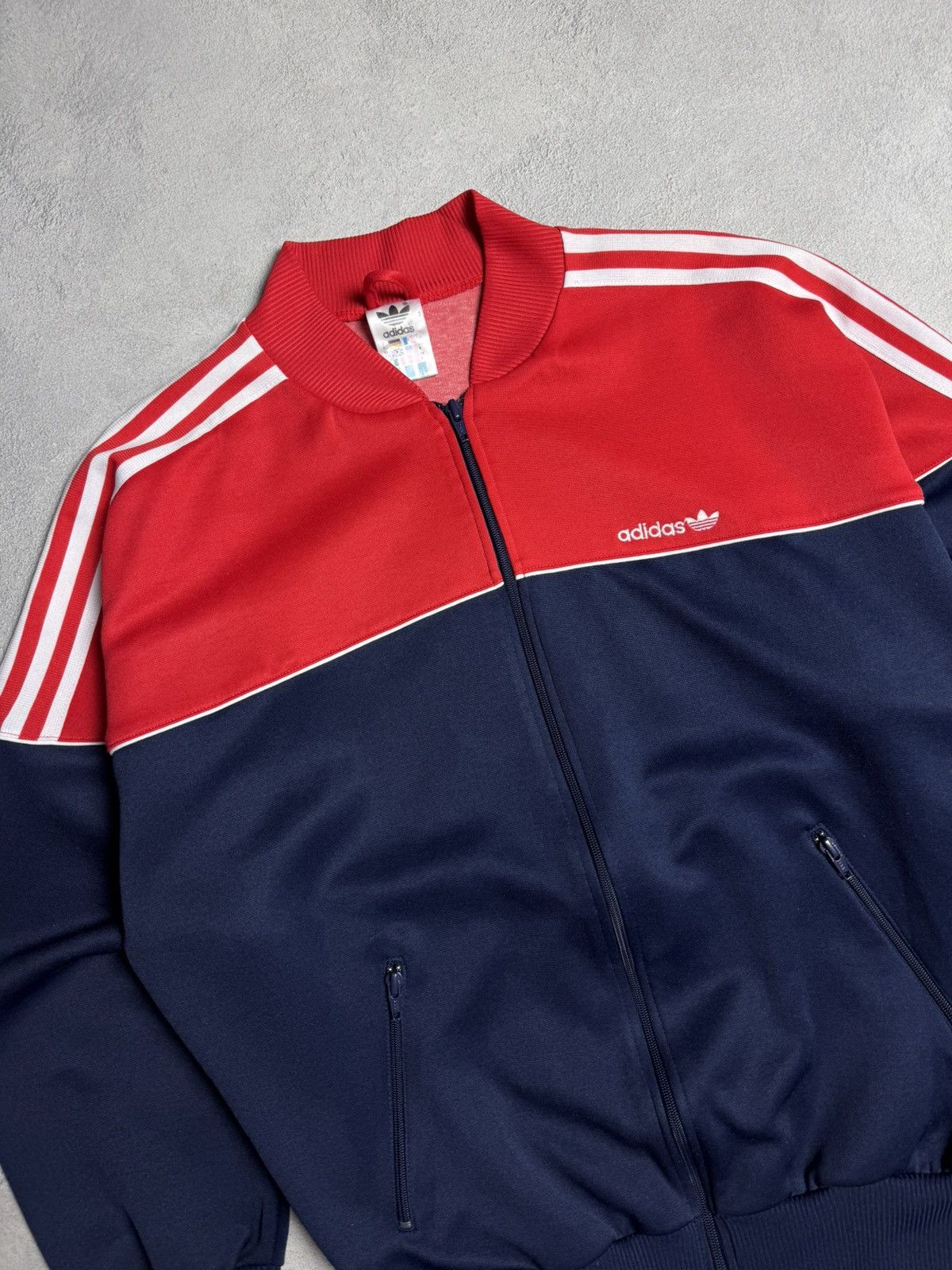 Adidas 1990s Adidas Vintage Template Football Soccer Track Jacket Size US M / EU 48-50 / 2 - 3 Thumbnail