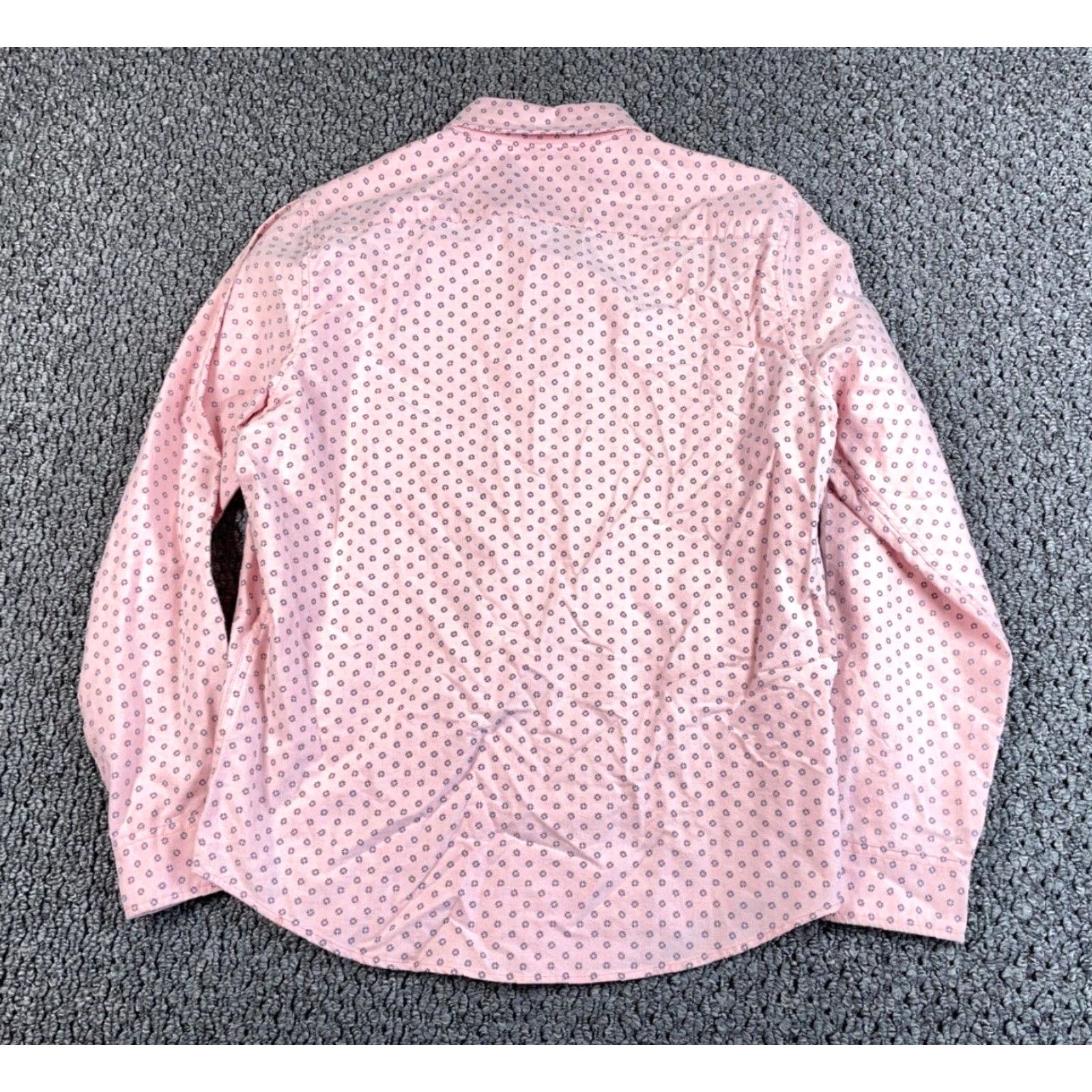 Abercrombie & Fitch Abercrombie & Fitch Geometric Pattern Shirt Large Pale Pink Long Sleeve Adult Size US L / EU 52-54 / 3 - 2 Thumbnail