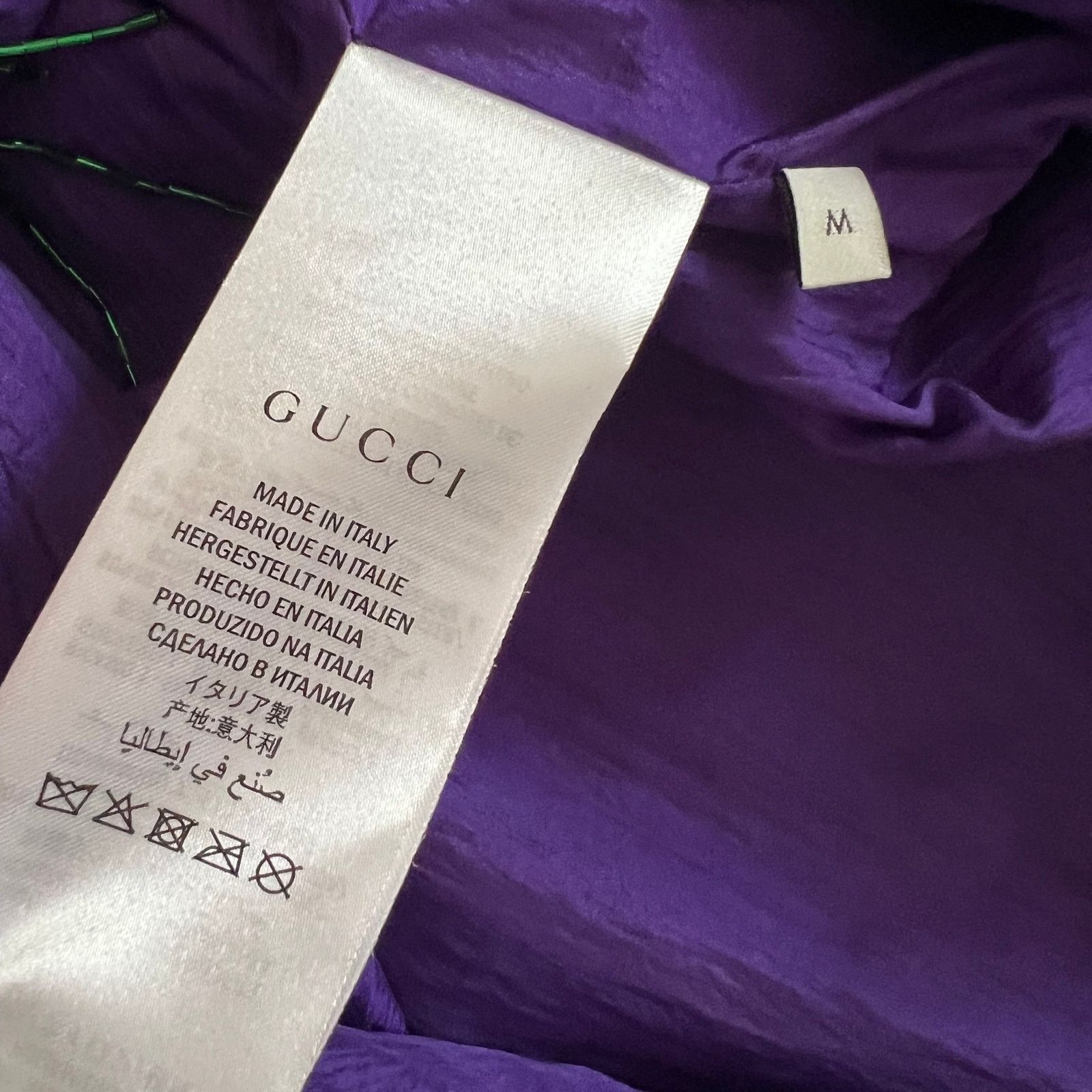 Gucci GUCCI Embellished Printed Hood Bomber Jacket w/ Tags, Medium Size M / US 6-8 / IT 42-44 - 13 Thumbnail