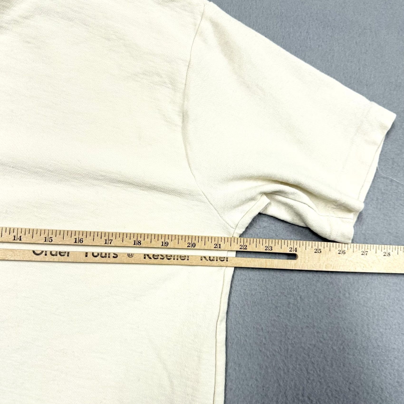 Springfield Springfield Shirt Mens M White Short Sleeve Crew Neck Solid Cotton Basic Tee Size US M / EU 48-50 / 2 - 4 Thumbnail