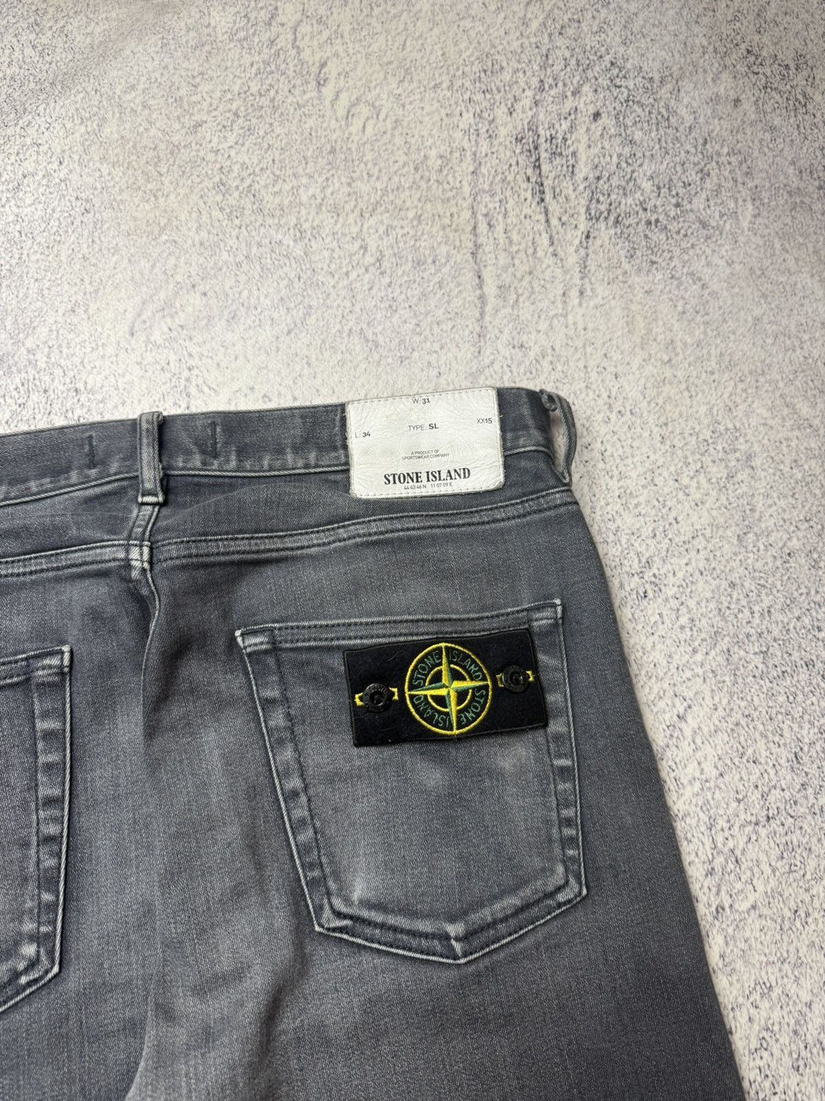 Stone Island Stone Island Grey Jeans Size US 31 - 4 Thumbnail