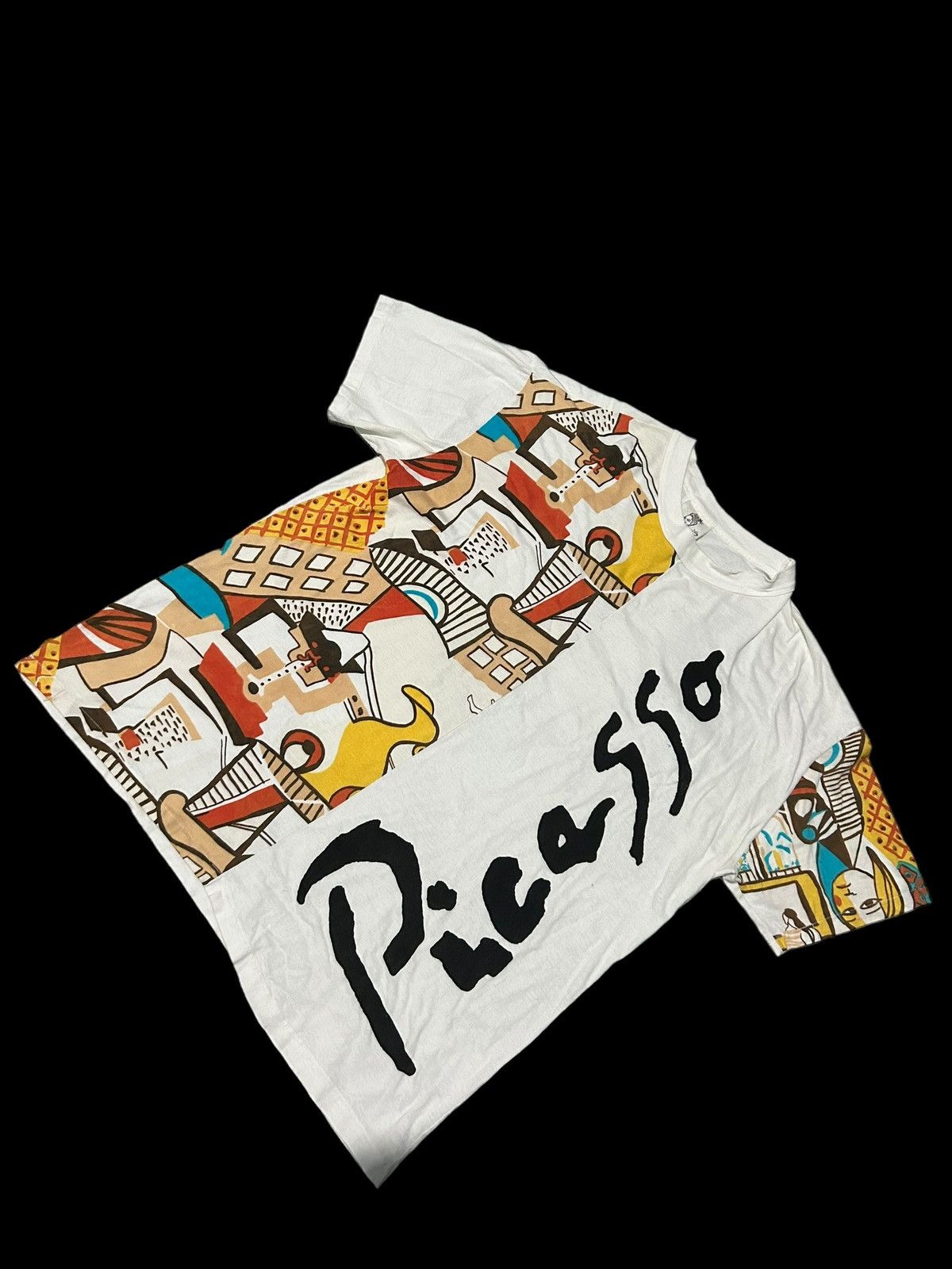 Vintage Vtg Picasso Rare design Shirt Size US M / EU 48-50 / 2 - 2 Thumbnail